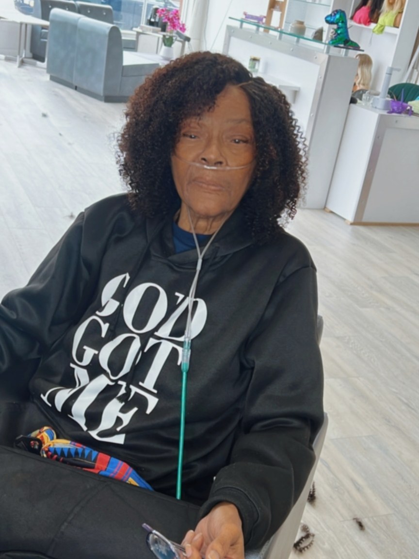Veteran client following a cranial prosthesis install in the clinic